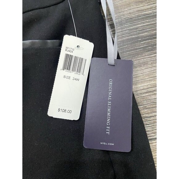 NWT Not Your Daughters Jeans NYJD Pants Straight Leg Slimming Stretch 24W New - Picture 3 of 6